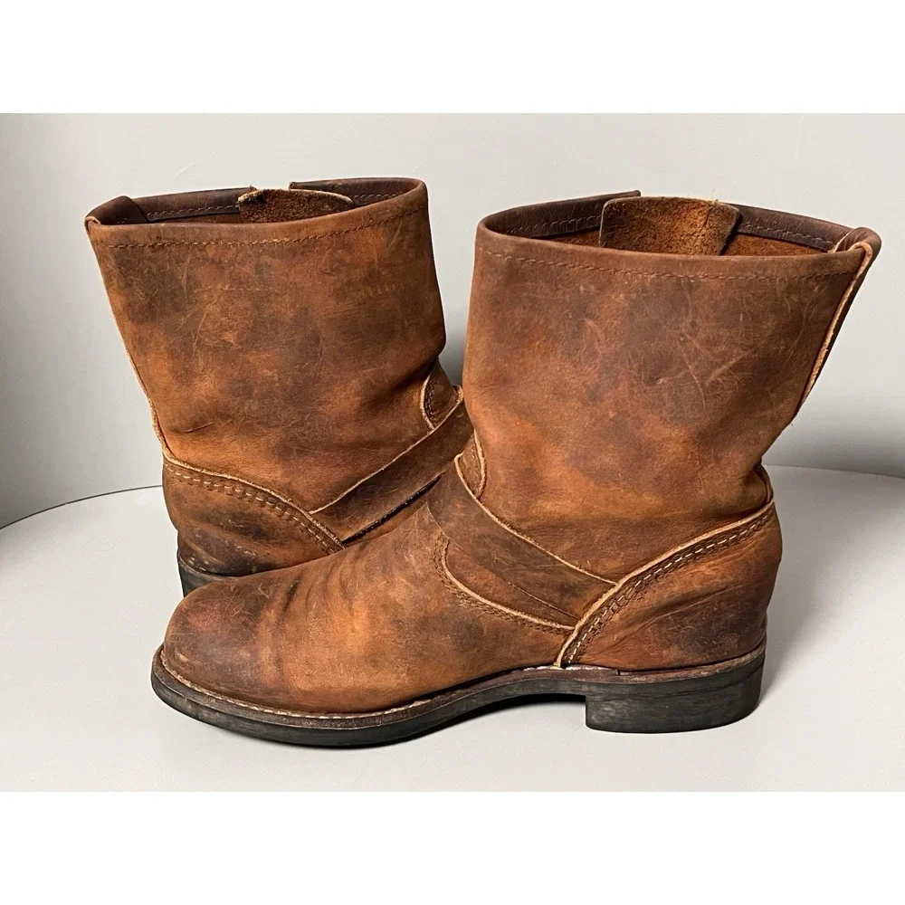Red Wing 3356 Short Engineer Cooper Rough & Tough Boots Women US 7.5 38- USA